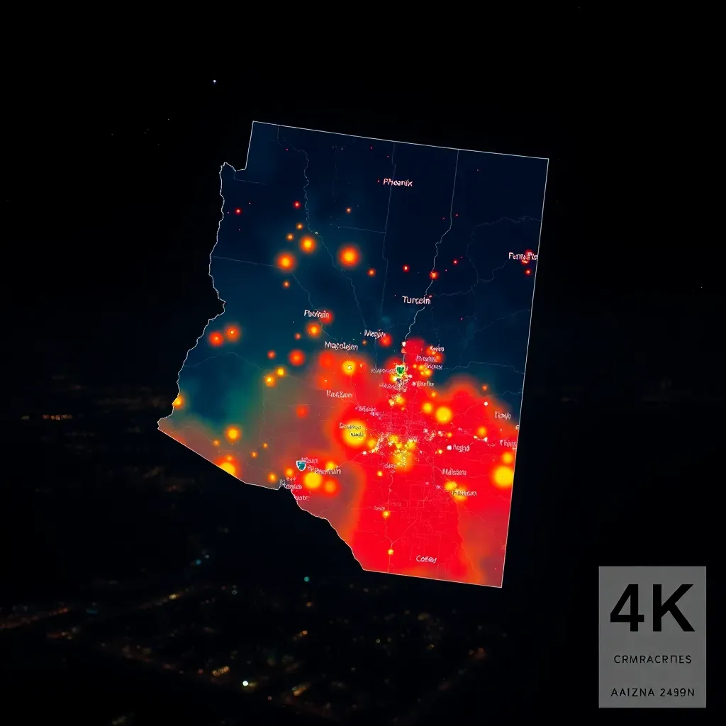 crime map of Arizona