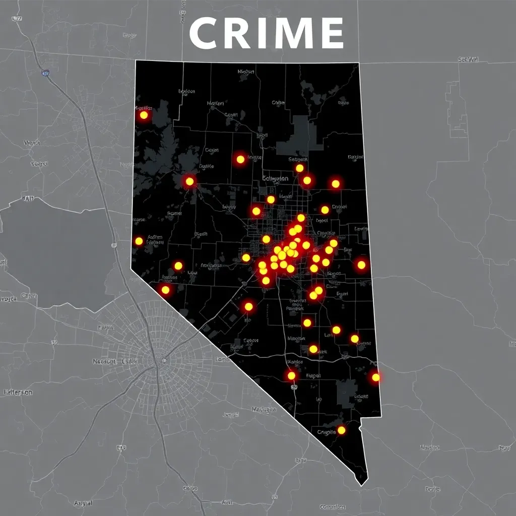 crime map of Nevada