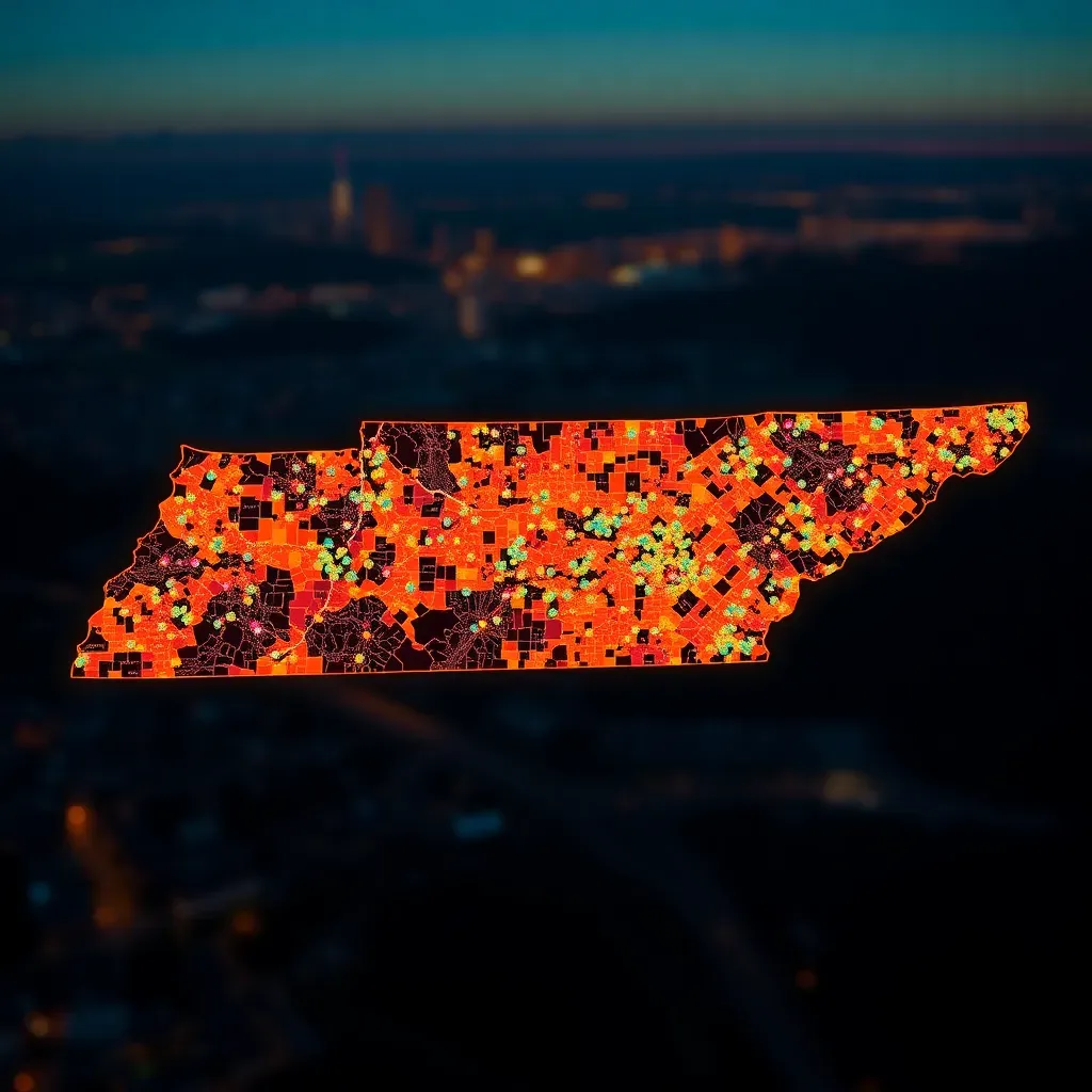 crime map of Tennessee
